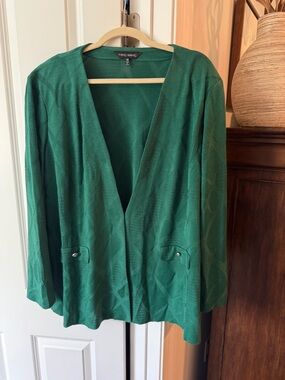 Ming Wang Green Cardigan